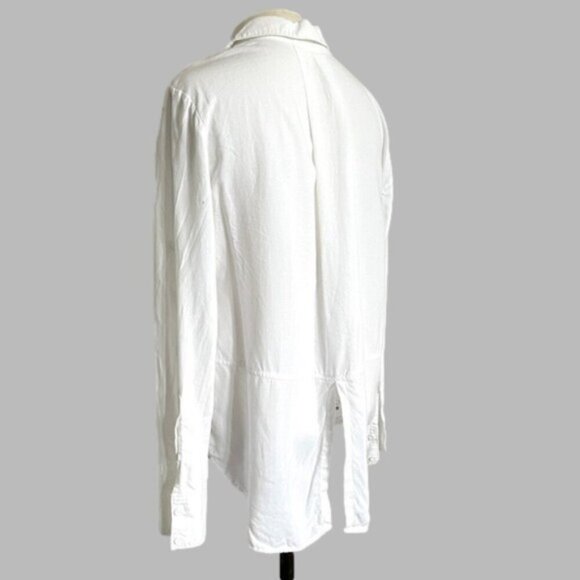Anthropologie Cloth & Stone Split Back Button Down Button Shirt - Small - Picture 10 of 14